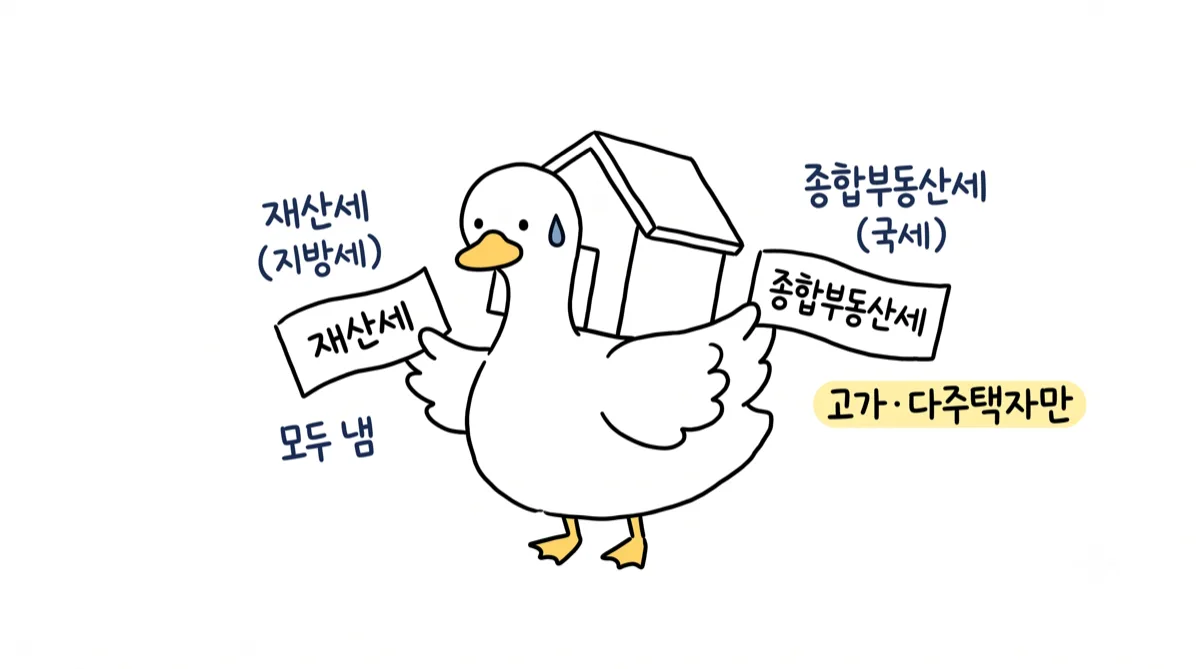 종합부동산세 vs 재산세 차이 — 나는 종부세 대상일까